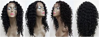 MD-IL-LETTE: SWISS LACE FRONT LONG WATER DEEP CURLY WIG