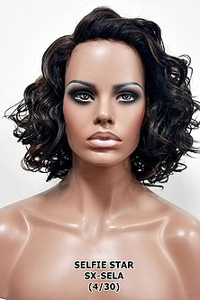 MD-SX- SELA: HUMAN HAIR BLENDED FULL WIG - Click Image to Close