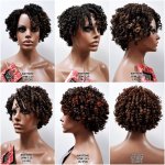 MD-LPW-115: LACE PART SHORT SPRING CURL WIG