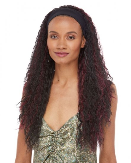 WB-BD HAVEN: HEAD BAND WIG WATER WAVES CURLS - Click Image to Close