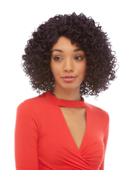 WB-LF-LARISSA: LACE FRONT SWISS BASE CURLY BOB STYLE WIG - Click Image to Close