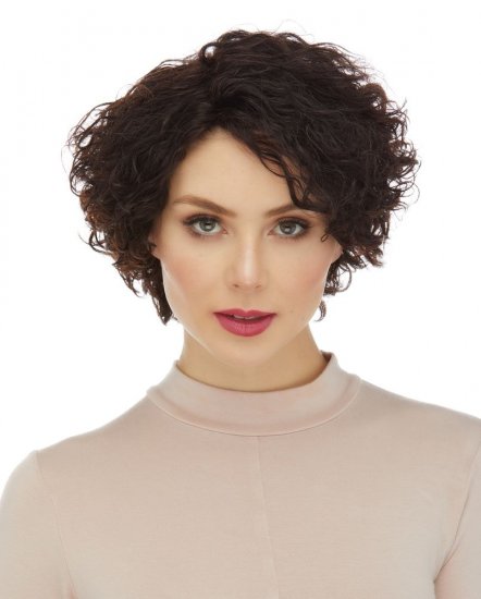 WB-H CAYENNE: FINGER WAVE HUMAN HAIR WIG - Click Image to Close