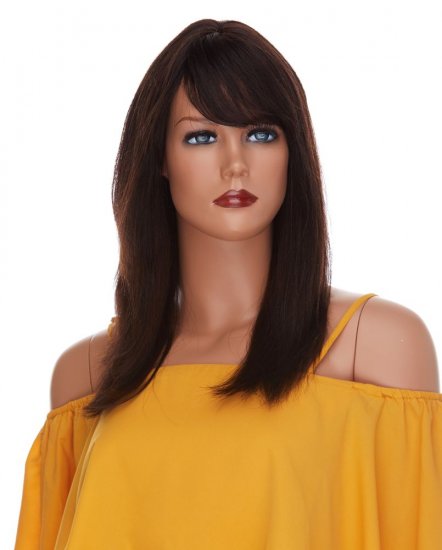 WB-H-BRITNEY: REMY HUMAN HAIR LONG LAYERED STRAIGHT WIG - Click Image to Close