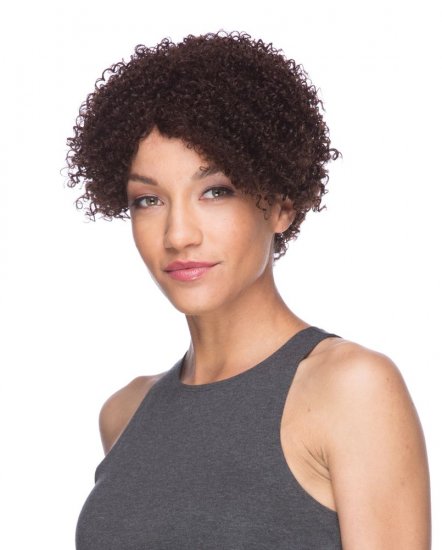 WB-H-CANDELA: REMY HUMAN HAIR SHORT SPUNKY SPIRAL CURLS WIG - Click Image to Close