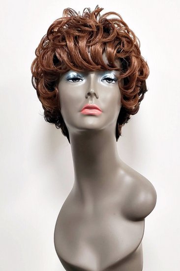 MD-SS-EDEL: FINGER LOOSE CURL SHORT FULL WIG - Click Image to Close