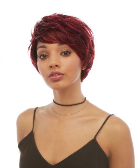 WB-H-TANIA: REMY HUMAN HAIR SHORT PIXIE STYLE WIG - Click Image to Close