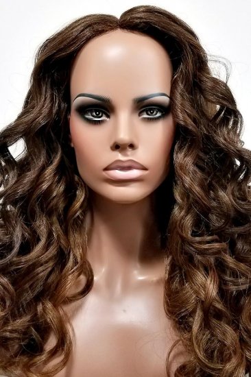 MD-SLF-GLORY: SWISS LACE FRONT SIDE PART LONG LOOSE CURL WIG - Click Image to Close