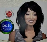 JZ-ACW44 KATIE: WET & WAVY SOFY HUMAN HAIR LOOK AND TOUCH WIG