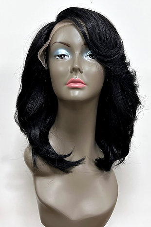 MD-IL-IVORY: HD LACE FRONT LONG LOOSE WAVE SIDE PART WIG - Click Image to Close