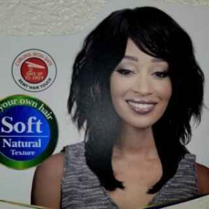 JZ-ACW44 KATIE: WET & WAVY SOFY HUMAN HAIR LOOK AND TOUCH WIG