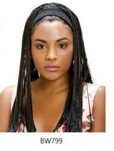JZ-BW-799: HEAD BAND LONG BRAIDED WIG