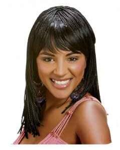 JZ-BW 842: BRAID WIG WITH BANGS