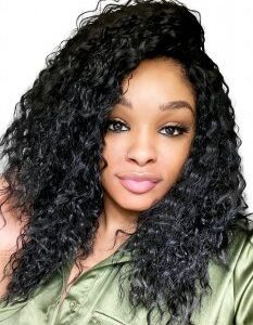 MD-TM-BEIGE: LONG LOOSE CRIMP CURL HALF WIG