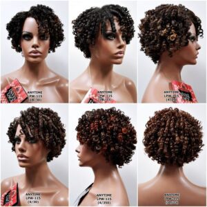 MD-LPW-TADITA : LACE PART SPRING CURL SHORT WIG