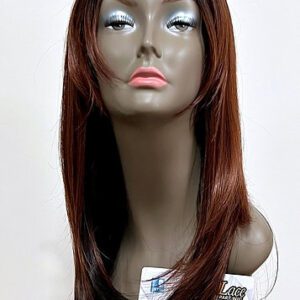 MD-LPW-ESTON: HD LACE PART LONG STRAIGHT CURTAIN BANGS WIG
