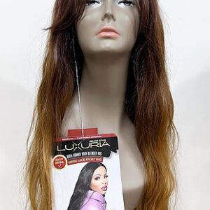 MD-SXLF-JESS : HUMAN HAIR BLENDED LACE FRONT LOOSE BEACH WAVE CENTER PART WIG