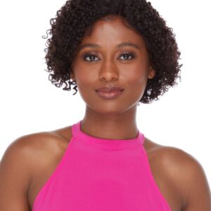 WB-HL-AMBER: BRAZILIAN LACE FRONT REMY HUMAN HAIR CENTER PART WIG