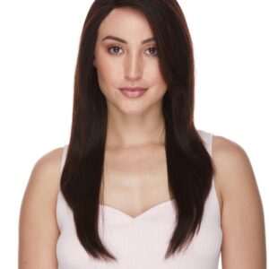 WB-HL-ELAINA: BRAZILIAN LACE FRONT REMY NATURAL HUMAN HAIR LONG STRAIGHT WIG