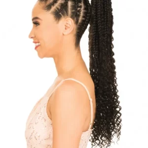CH- PBH26 : BRAIDED BOHEMIAN 26" PONYTAIL