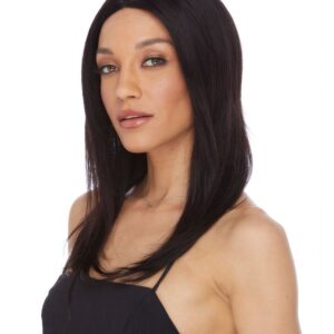 WB-HL-JANE: 100% BRAZILIAN REMY HUMAN HAIR CENTER PART LACE FRONT WIG