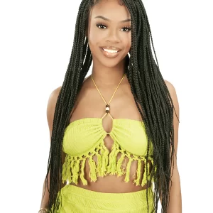 CH-MLBB04: MAGIC FULL LACE BOX BRAIDED 32" LONG WIG