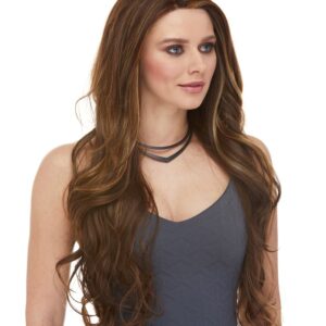 WB-LF-KIM: LACE FRONT LAYERED SOFT WAVES LONG GLAMOROUS WIG