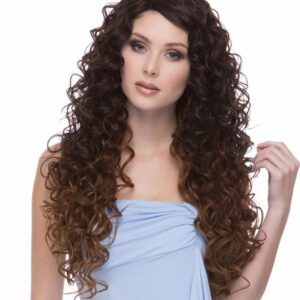 WB- LF-SPRING: LACE FRONT LONG NATURAL CURLS WIG