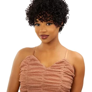 CH-AWDOLL02: ALI HUMAN HAIR BADDIE DOLL JERRY CURLY PIXIE CUT WIG