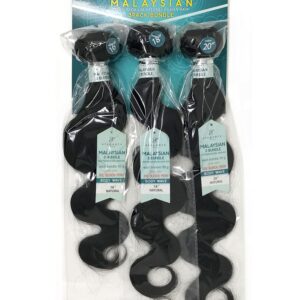 WB-MP3: MALAYSIAN PREMIUM NATURAL 3PCS BUNDLE HUMAN HAIR WEAVING