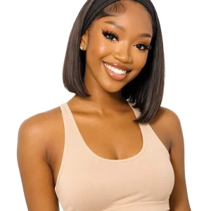 CH-BW17: LACE PART HEADBAND WIG